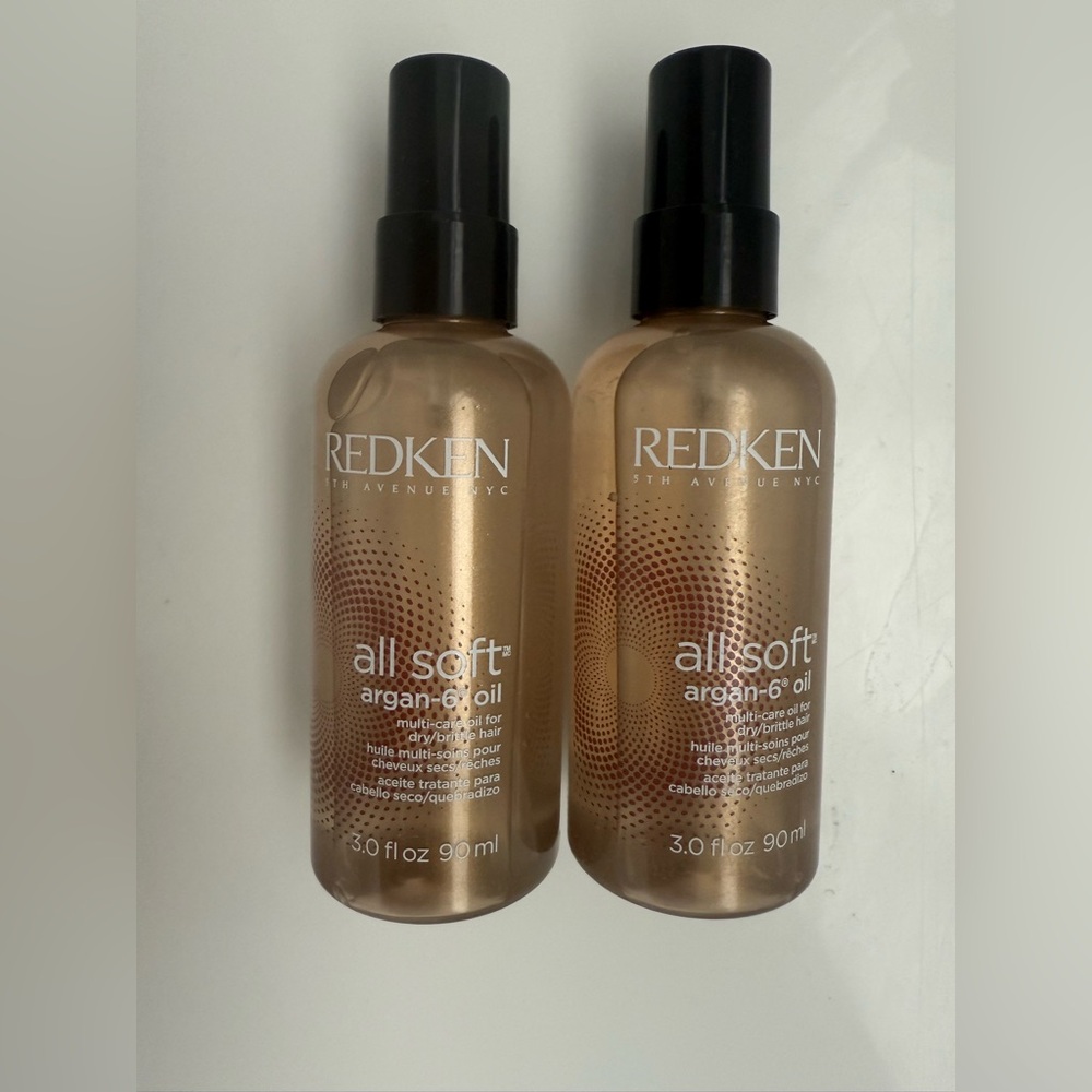 NIB Set of 2: Redken All Soft Argan-6 Hair Oil